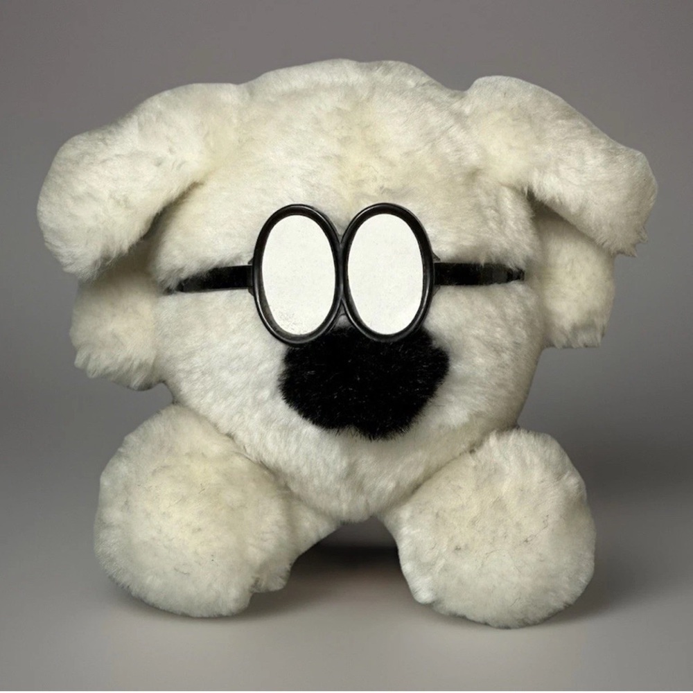 DILBERT DOG DOGBERT WITH ORIGINAL BOX PLUSH STUFFED ANIMAL 4"